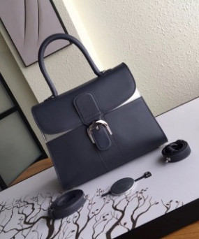 델보 브리앙 박스 GM 백 무광 블랙